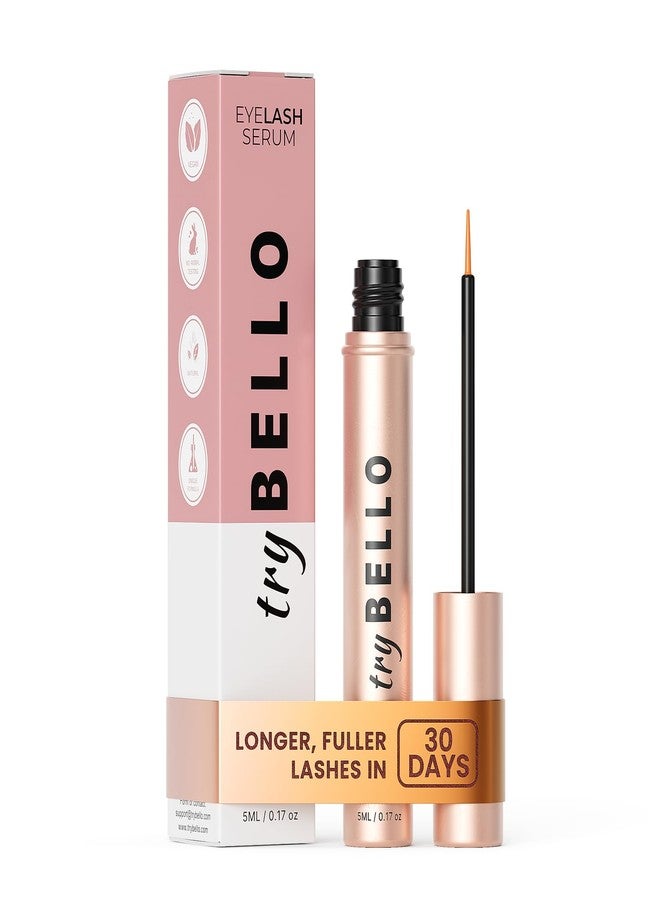 Trybello Eyelash Growth Serum | Natural Lash Serum with Lengthening & Thickening Formula | Biotin, Peptides + Botanical Extracts | Vegan, Gentle, Non-Irritating, Daily Use - Image 1